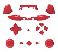 Colorful Replacement Buttons For Xbox One Slim Controller Made From Abs Material Complete Set For Easy Installation And Enhanced Gaming Performance With Vibrant Design(Red)
