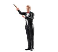 Colorful Resin Miniature Musicians Playing Violins Perfect for Creative Scene Arrangement and Educational Use Collectible Resin