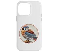 Colorful Retro American Kestrel Bird Design Case for iPhone 14 Pro Max
