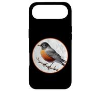 Colorful Retro American Robin Bird Design Case for iPhone Air