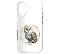 Colorful Retro Barn Owl Bird Design Case for iPhone 17
