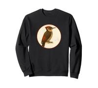 Colorful Retro Okinawa Woodpecker Bird Design Sweatshirt