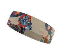 Colorful Retro Tribe Dream Catcher Headbands for Women & Men Sports Headband, Fits All Head Sizes, Ultra Absorbent & Non-Slip Sweatband for Running, Yoga, Gym