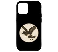 Colorful Retro Wilson’s Storm-Petrel Bird Design Case for iPhone 12/12 Pro