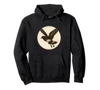 Colorful Retro Wilson’s Storm-Petrel Bird Design Pullover Hoodie