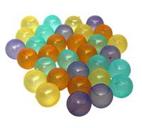 Colorful Reusable Ice Cube Balls - 32-Piece Set, Non-Diluting Spherical Ice Molds for Whiskey, Cocktails, Iced Coffee, Sodas, and Juices - Ideal for Parties and BBQs