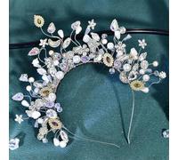 Colorful Rhinestone Crown Tiara For Women Prom Party Headpieces Wedding Bridal Hair Accessories Hp844-S