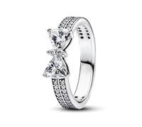 Colorful Rings Size 5 6 7 8 9 Crown Heart Moon Bow Silver Ring Women Wedding Valentine's Birthday(AMC013004,6)