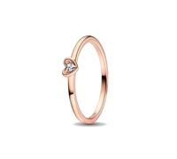 Colorful Rings Size 5 6 7 8 9 Crown Heart Moon Bow Silver Ring Women Wedding Valentine's Birthday(AMC012997,8)