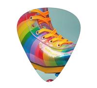 Colorful Roller Skates - Guitar Picks-12 Pack Includes Thin, Medium & Heavy Gauges, Best Gift for Guitar Lovers
