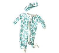 Colorful Romper And Headband Accessories For New Born 18'' Doll Fashionable Cloth Beautiful Pattern Baby Clothes