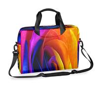 Colorful Rose Laptop Sleeve Case for 13-16 Inch Rainbow Rose Laptop Shoulder Handbag Briefcase Messenger Carrying Case Bag
