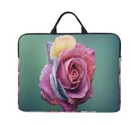 Colorful Rose Romance Petals Plant, 14 Inch Laptop Sleeve, Notebook Bag Laptop Case Sleeve Briefcase with Handle