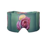 Colorful Rose Romance Petals Plant, Full Eye Covers Light Blocking Eye Mask Sleep Eye and Ear Muffs