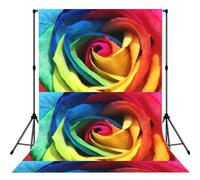 Colorful Roses, Photography Backdrop Photo Props 5x7FT Photo Background for Party Home Decoration