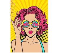Colorful Roy Lichtenstein Posters And Prints Fashion Girl Wall Art Roy Lichtenstein Canvas Painting Pictures For Living Room Decor 50x70cm No Frame