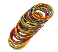 Colorful Rubber Bands, 300 Count Stretch Loop Set, Handcraft Elastic Ties, Classroom Project Supplies, Office Document Organizers, Home Mailing Bands, School Utility Loops