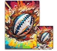 Colorful Rugby 1000-Piece Jigsaw Puzzle cardboard Jigsaw Puzzles for Adults for Teenagers & Teens, Ideal Birthday 26X38CM/10.23x14.96inch