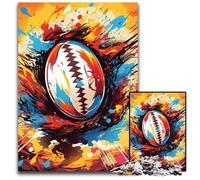 Colorful Rugby 1000 Piece Jigsaw Puzzles for Adults Puzzles for Adults Ideal for Lover, Perfect Christmas, New Year, Valentine's Gift 50x75CM/19.68x29.52inch