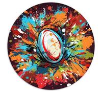 Colorful Rugby Cardboard Jigsaw Jigsaw Puzzles for Adults 1000 Piece for Birthdays,Holidays,Best for Christmas 67.5x67.5cm