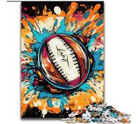 Colorful Rugby Jigsaw Puzzles 1000 Pieces for Adults cardboard Jigsaw Puzzles for Adults Challenging Brain Teaser for Teenagers, Family Game Night Fun 26x38cm