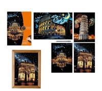 Colorful s, Creative Scratch Painting, Fun A3 Size, Vibrant Art Colorful, Premium Scratchboard Crafts, Engaging Men Activities, Art Set for Kids Teens Friends Adults