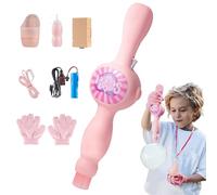 Colorful S Moke Bubble Machine, Elastic Bubble Fog Wand, Infinite Smo-ke Foam Ma-gic Wand, Fun Ambiance Creation, Hand-Touch Charm, 31x7x5cm For Parties, Favors, Garden