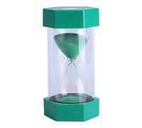 Colorful Sand Timers Glass Hourglass 3/10/20/30/60 Minutes Timer Clock Home Office Decor Gift(10 mins Green)