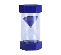 Colorful Sand Timers Glass Hourglass 3/10/20/30/60 Minutes Timer Clock Home Office Decor Gift(60 mins Blue)