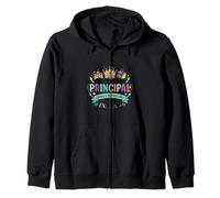 Colorful School Leadership Principal Appreciation Design Zip Hoodie