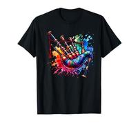 Colorful Scottish Bagpipes T-Shirt