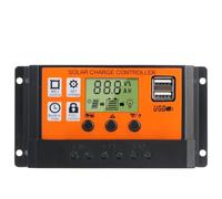 Colorful Screen Built-in Timer LCD Display Accessory 10A 20A 30A 12V 24V Recognition Of Solar Controller PV Regulator(10A)