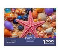 Colorful Sea Shells Reliable Paper Construction Excellent Hobby for Unwinding After Work And Reducing Daily Tiredness 70x50cm/1000pcs