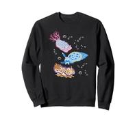 Colorful Sea Slugs Ocean Life Art Ocean Theme Sweatshirt