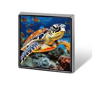 Colorful Sea Turtle Brooch Pins Lapel Pins for Men Women Badge Button Cover Decorative Jewelry Charms for Hats Bags Backpacks Suits Shirts Scarves Clothing Accessories Banquet Wedding Gift