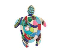 Colorful Sea Turtle Brooches For Women Men Fashion Rhinestone Animal Enamel Brooch Pin Jewelry Gift Accessories for Backpacks Set Badges Clothing Bags Jackets, Metal, no gemstone