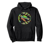 Colorful Sea Turtle Mandala Bohemian Ocean Animal Art Pullover Hoodie