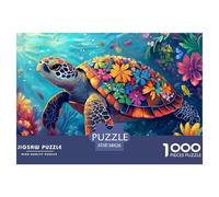 Colorful Sea Turtle Thick Cardboard Pieces Excellent for Training Memory, Concentration And Logical Thought Process 38x26cm/1000pcs
