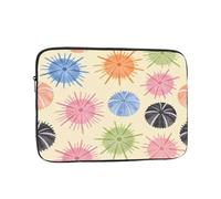 Colorful Sea Urchin Laptop Sleeves 12 Inch Computer Pocket Case Computer Bag Cover