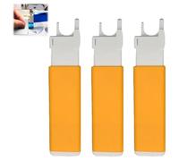 Colorful Sewing Machine Threading Tool, 3pcs Colorful Threading Tool, Simple Quick Magnetic Automatic Needle Threader for Everyday Repairs (Orange)
