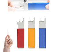 Colorful Sewing Machine Threading Tool, Automatic Needle Threader Tool, Easy Needle Inserter Aid, for Everyday Clothing Repairs, Universal Craft Quilting Gadget Accessories (3 pcs)