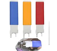 Colorful Sewing Machine Threading Tool, Automatic Needle Threader Tool, Simple Quick Magnetic Needle Threader for Easy Sewing, Threading Device for Everyday Clothing Repairs (3PCS)