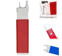 Colorful Sewing Machine Threading Tool,Sewing Machine Needle Threader with Strong Magnet,Easy Needle Inserter Aid Automatic Needle Threader for Everyday Clothing Repairs (Red)