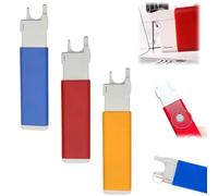 Colorful Sewing Machine Threading Tool,Sewing Machine Needle Threader with Strong Magnet,Easy Needle Inserter Aid Automatic Needle Threader for Everyday Clothing Repairs (All)