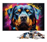 Colorful Shark 1000Pc Adults Jigsaw Puzzle Difficult Puzzles for Adults Challenging Brain Teaser for Teenagers, Family Game Night Fun 50x75CM/19.68x29.52inch