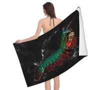 Colorful Shrimp Odontodactylus Scyllarus Crustacean Beach Towel Quick Dry Bath Towel Soft Swimming Towels For Daily Use Hotel Gym Sauna 80X130Cm