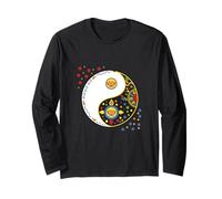 Colorful Sign Symbol for tao yin and yang qi gong or tai chi Long Sleeve T-Shirt