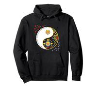 Colorful sign symbol for tao yin and yang qi gong or tai chi Pullover Hoodie