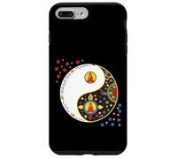 Colorful sign symbol for tao yin and yang with buddha Case for iPhone 7 Plus/8 Plus