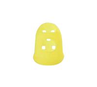 Colorful silicone fingertips are hollowed out in a solable, playing guitar protective finger sleeve hand sewing tool